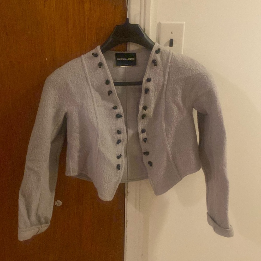 Authentic Giorgio Armani crop jacket